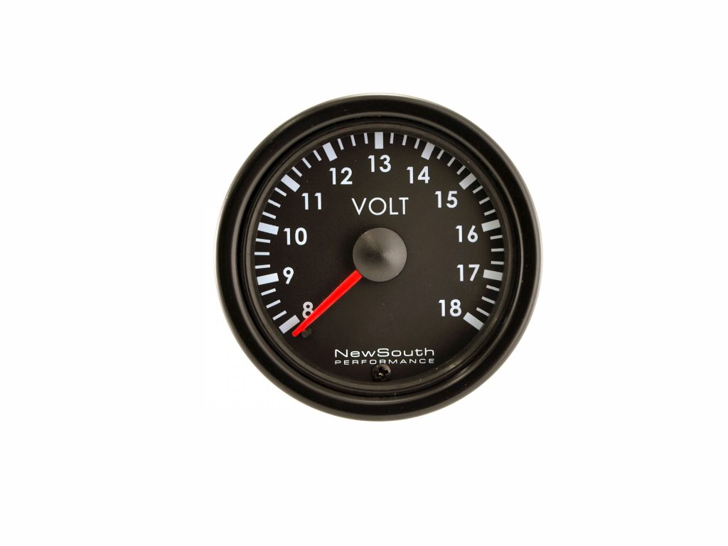 Indigo Voltmeter Gauge