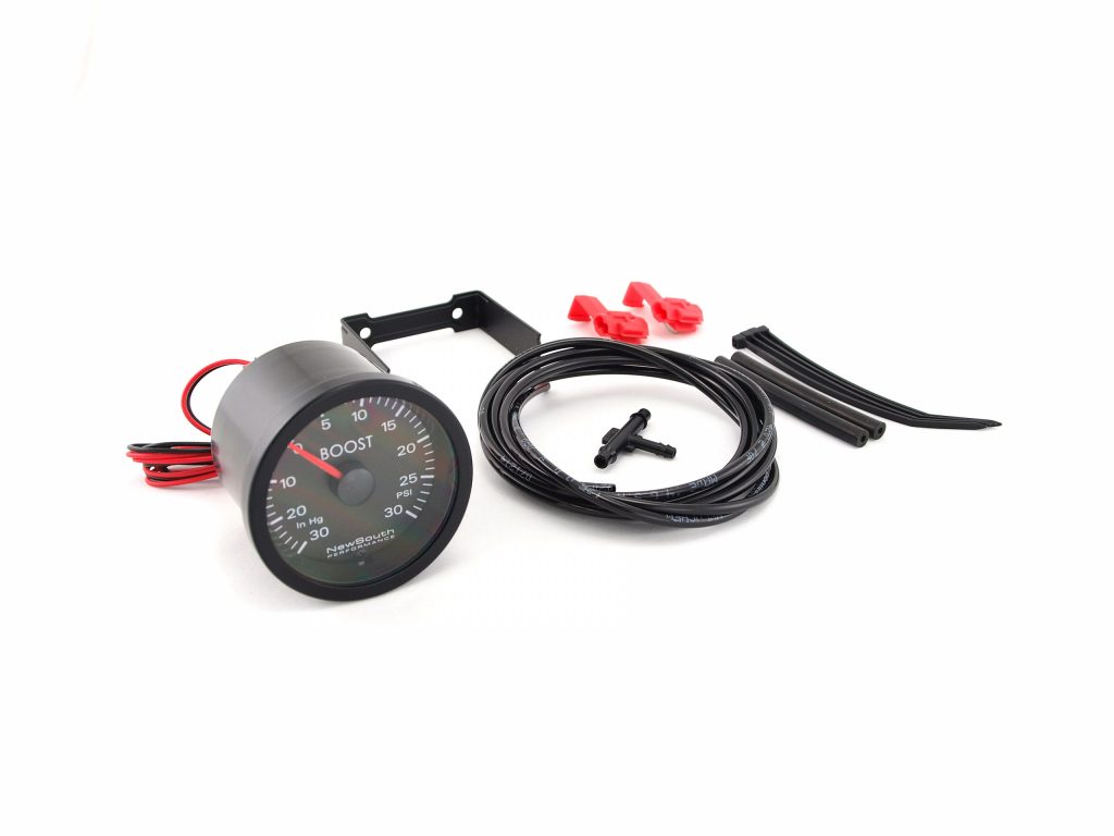 Audi White 30 inHg, 30 PSI Boost Gauge