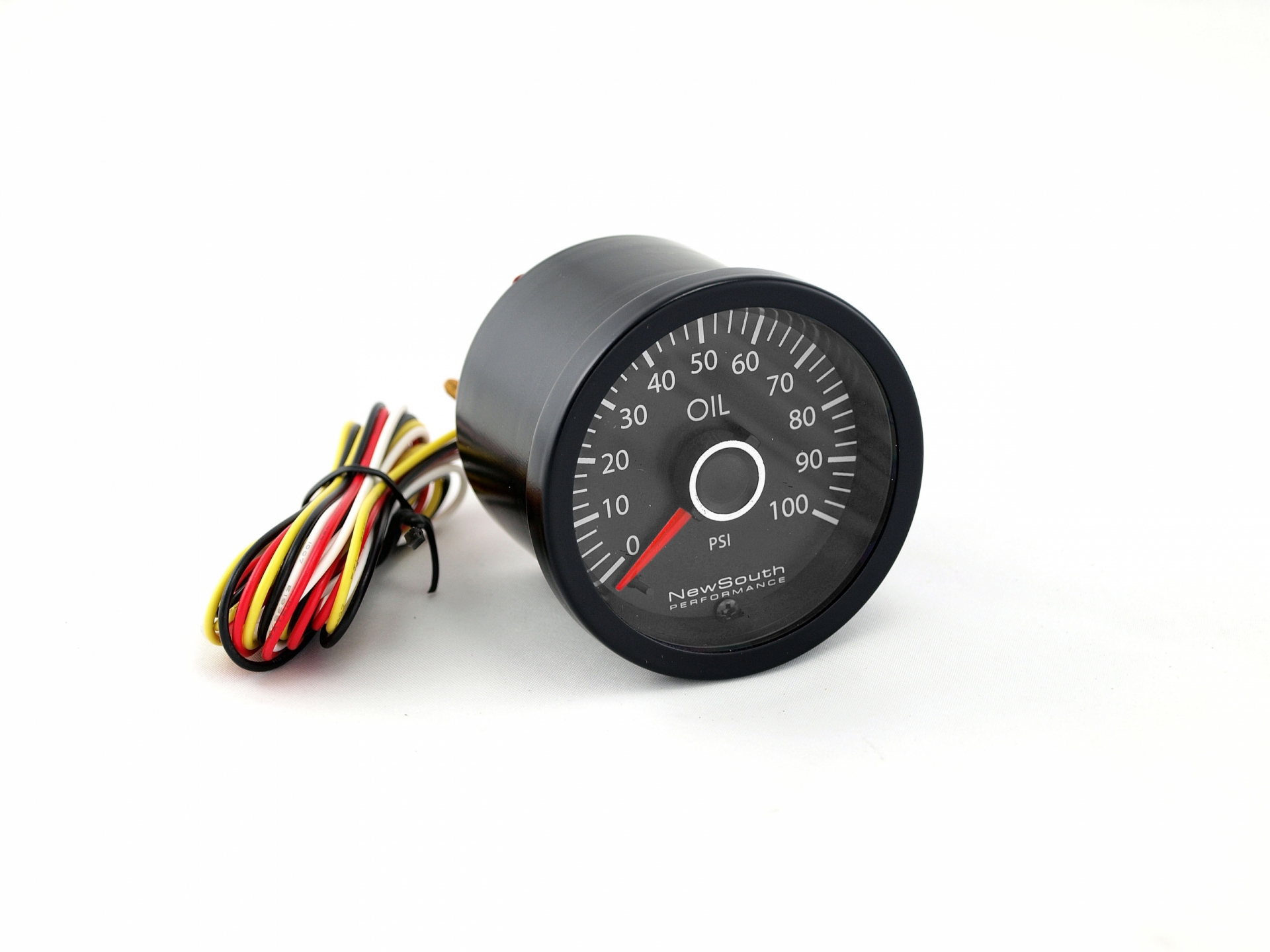 VW White 100 PSI Oil Pressure Gauge NewSouth Performance