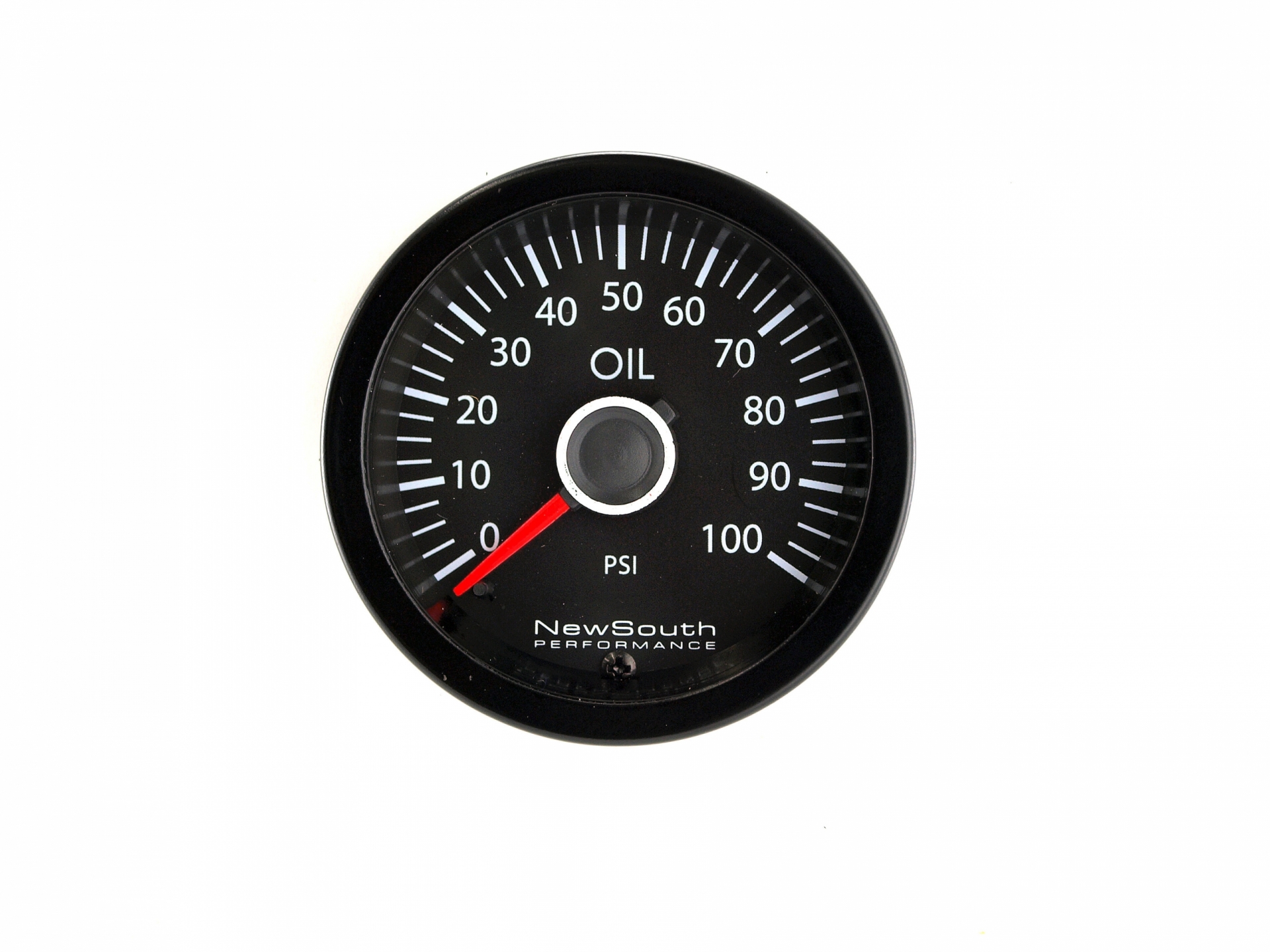 VW White 100 PSI Oil Pressure Gauge NewSouth Performance